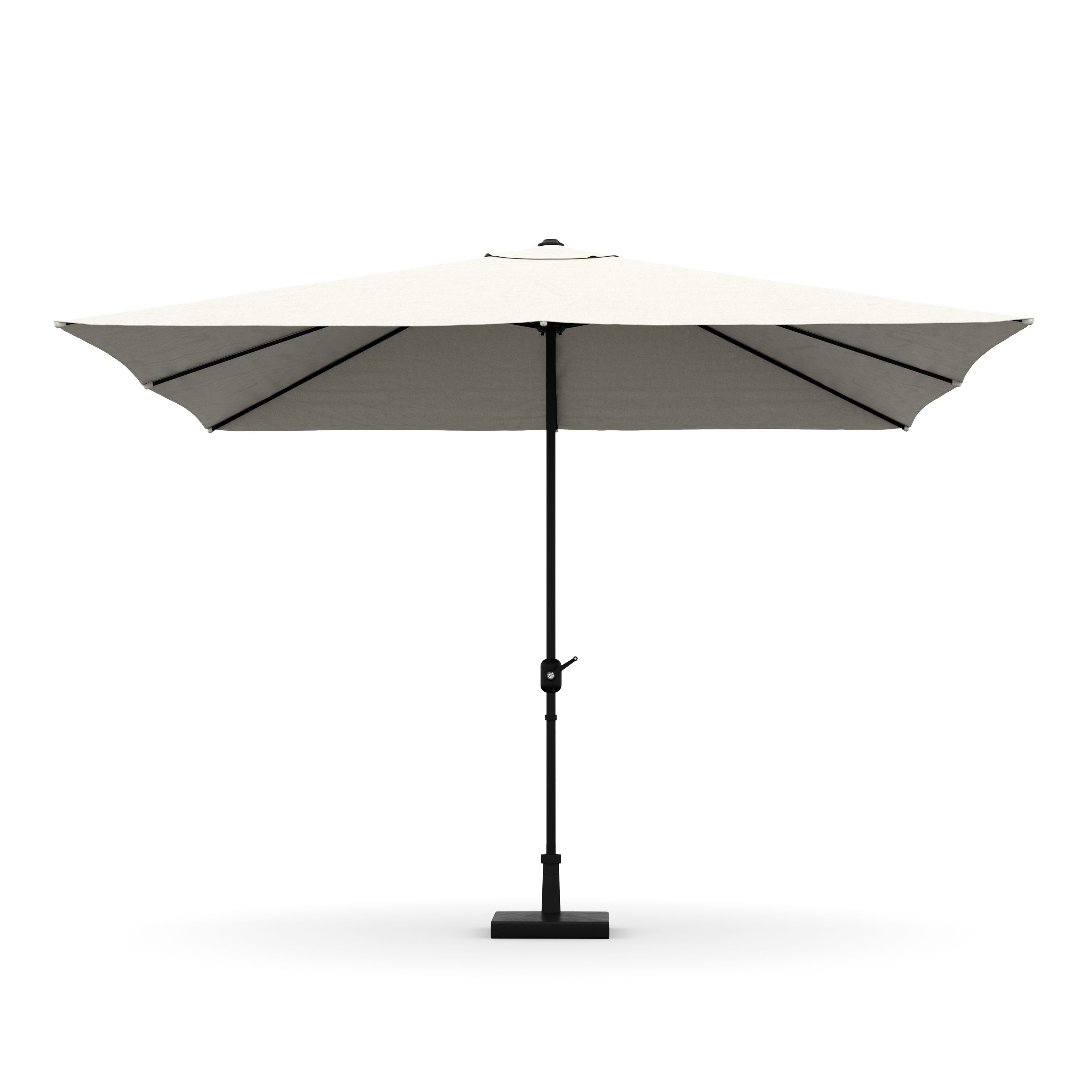 Sonnenschirm NOYA 300 x 300 cm weiss