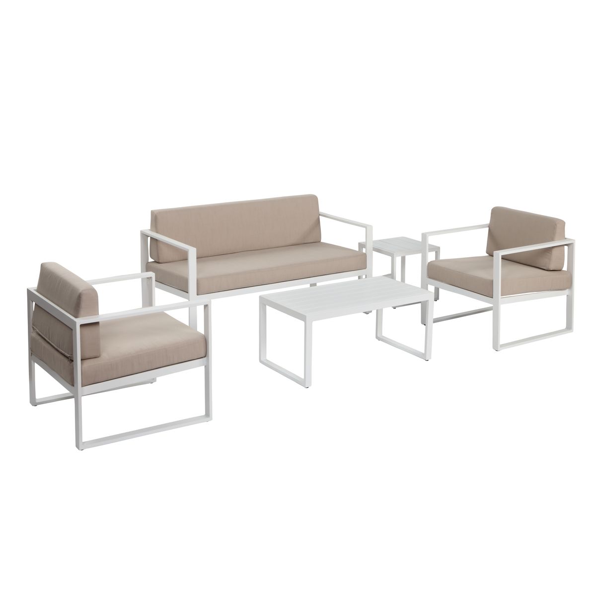 Gartenmöbel Set NOVO beige Anzeigebild