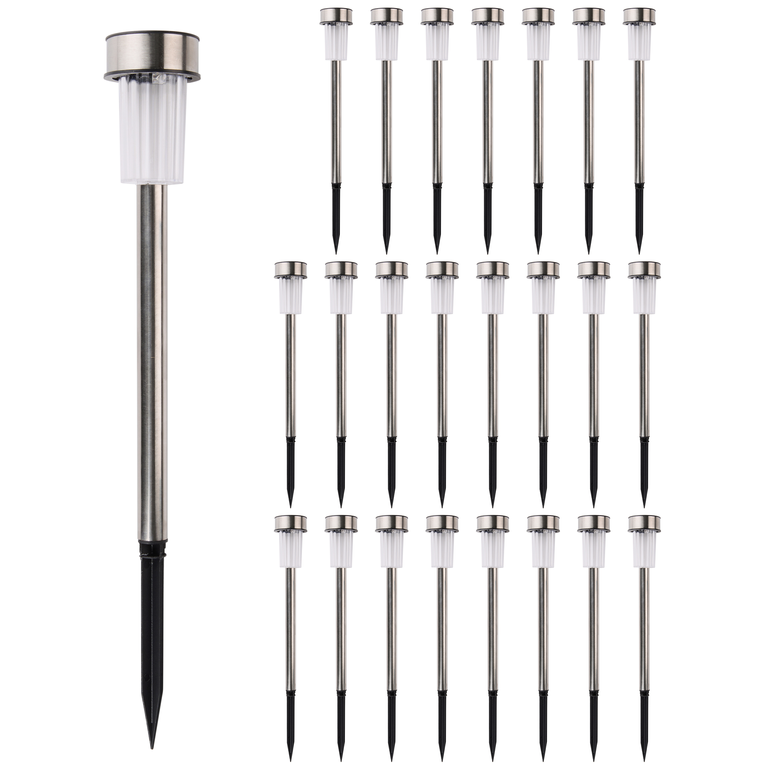 LED Solarlampe 36 cm 24er Set