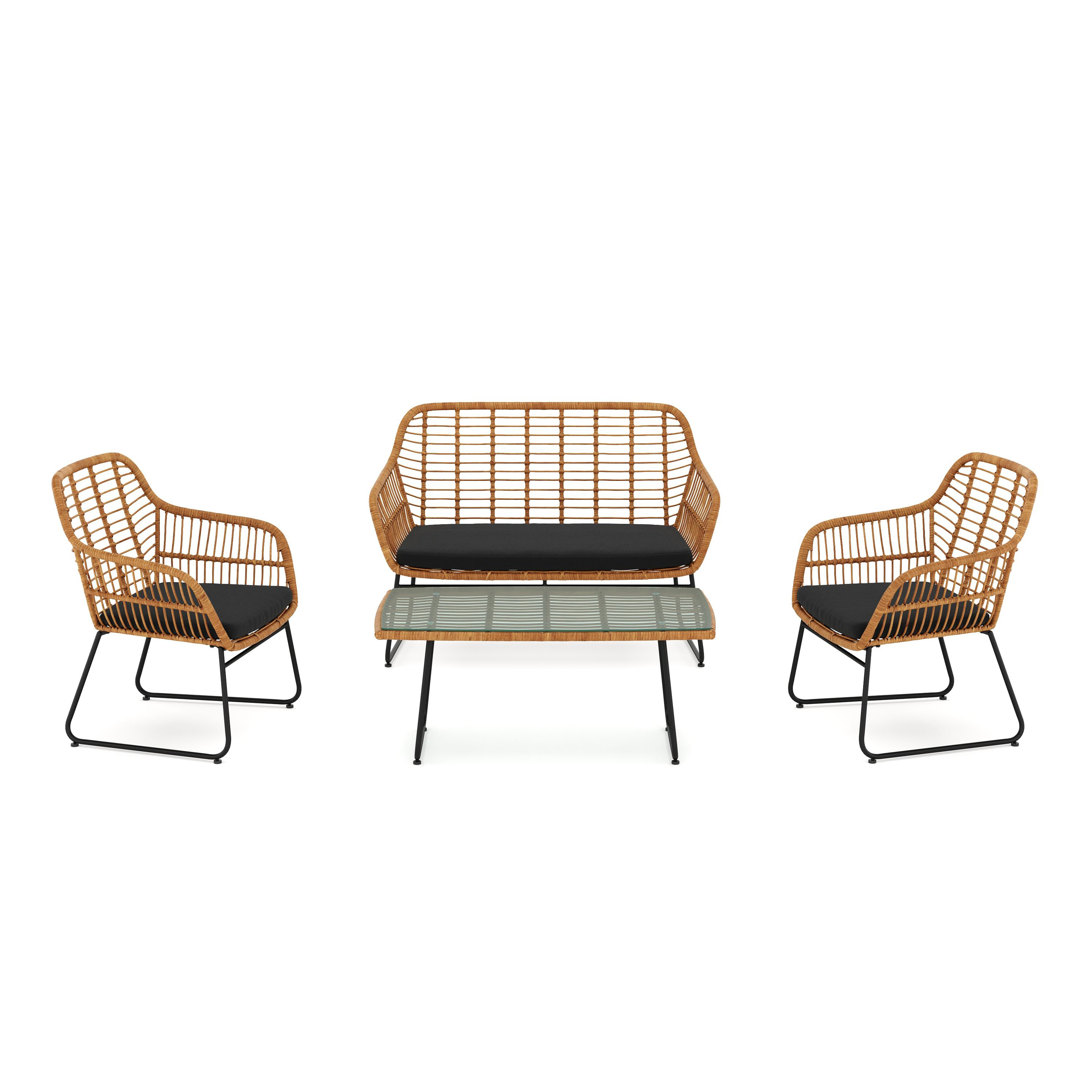 Gartenmöbel Set MALI 4-teilig