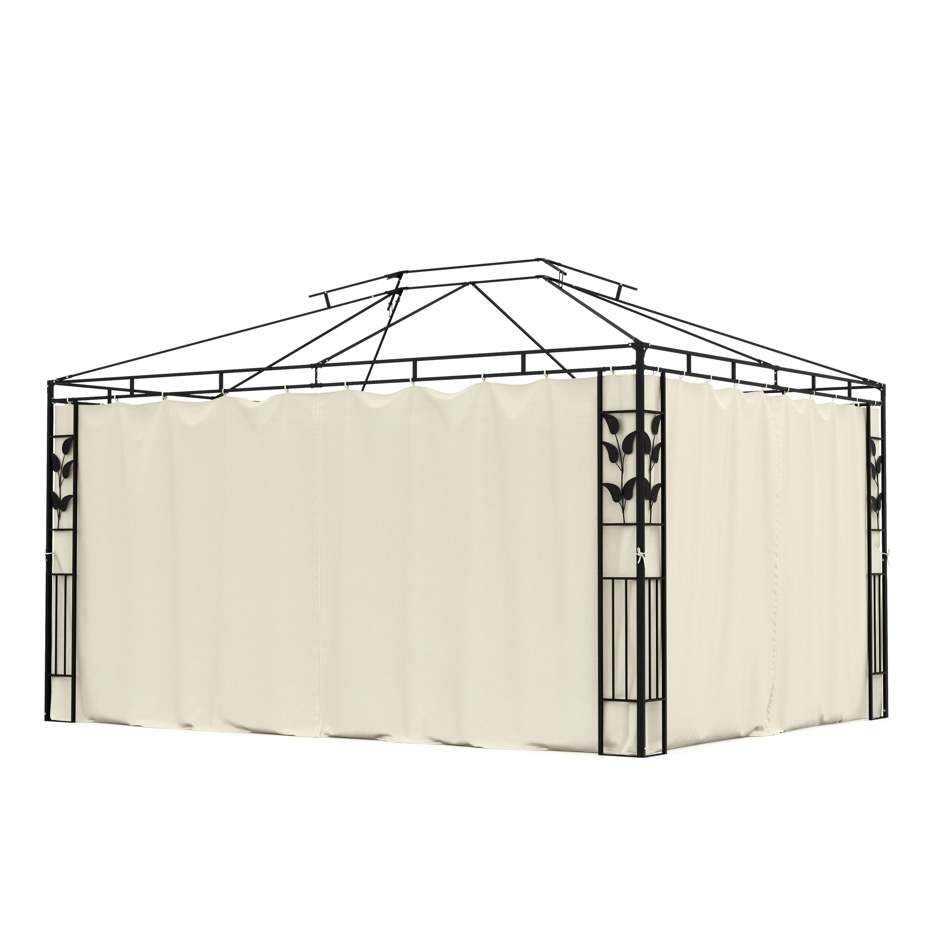 Seitenwände Gartenpavillon ZEN beige