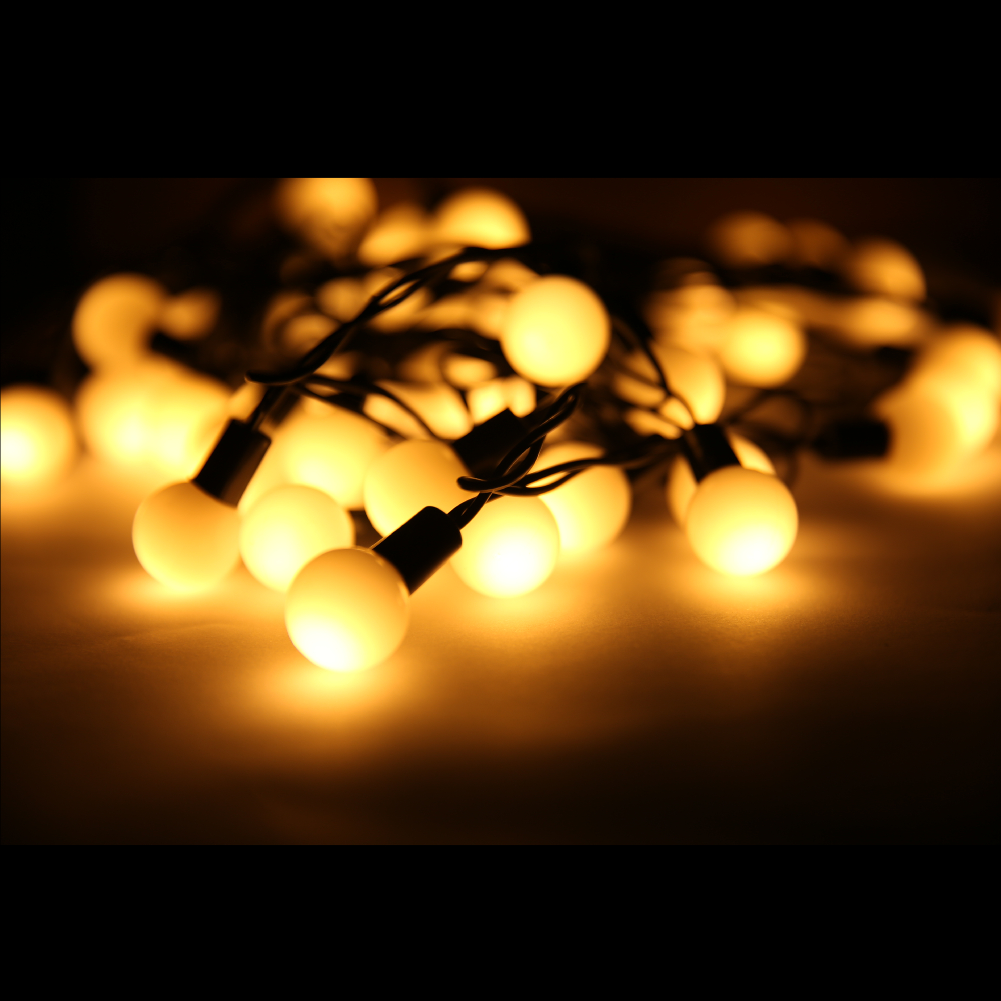 Lichterkette mit 50 Kugeln 5 m