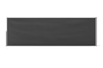 Seitenmarkise 160 x 500 cm anthrazit frontale Ansicht