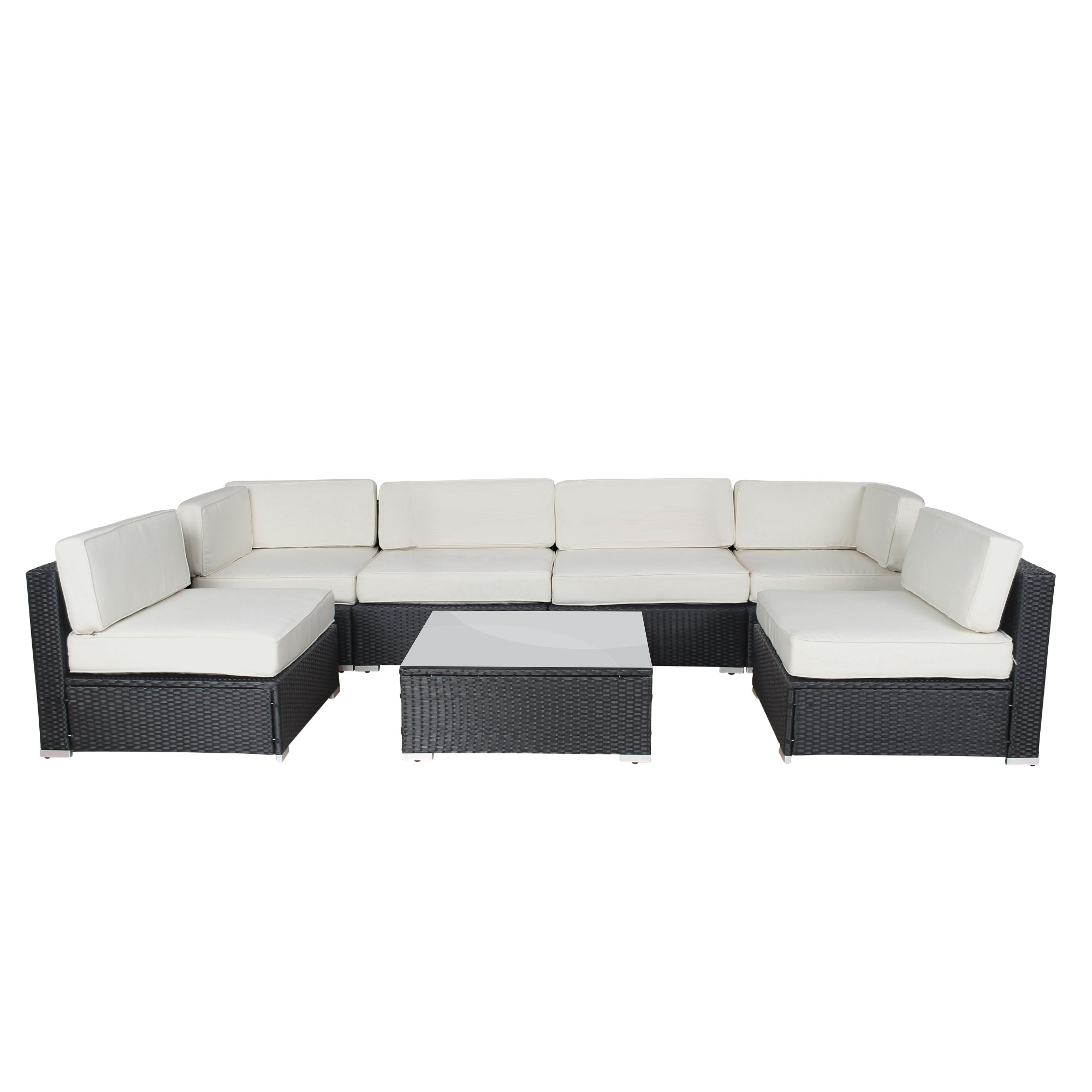 Kissenbezüge Rattanlounge Sydney beige