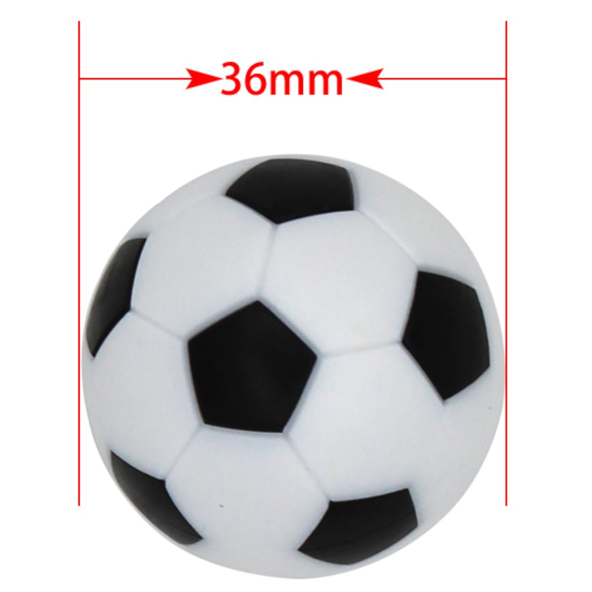 Lot De 8 Balles Baby-foot 32 Mm – Silencieuses Et Durables – Rechange Plastique HIPS Pour Tables 90-120 Cm – Accessoire Multijeux