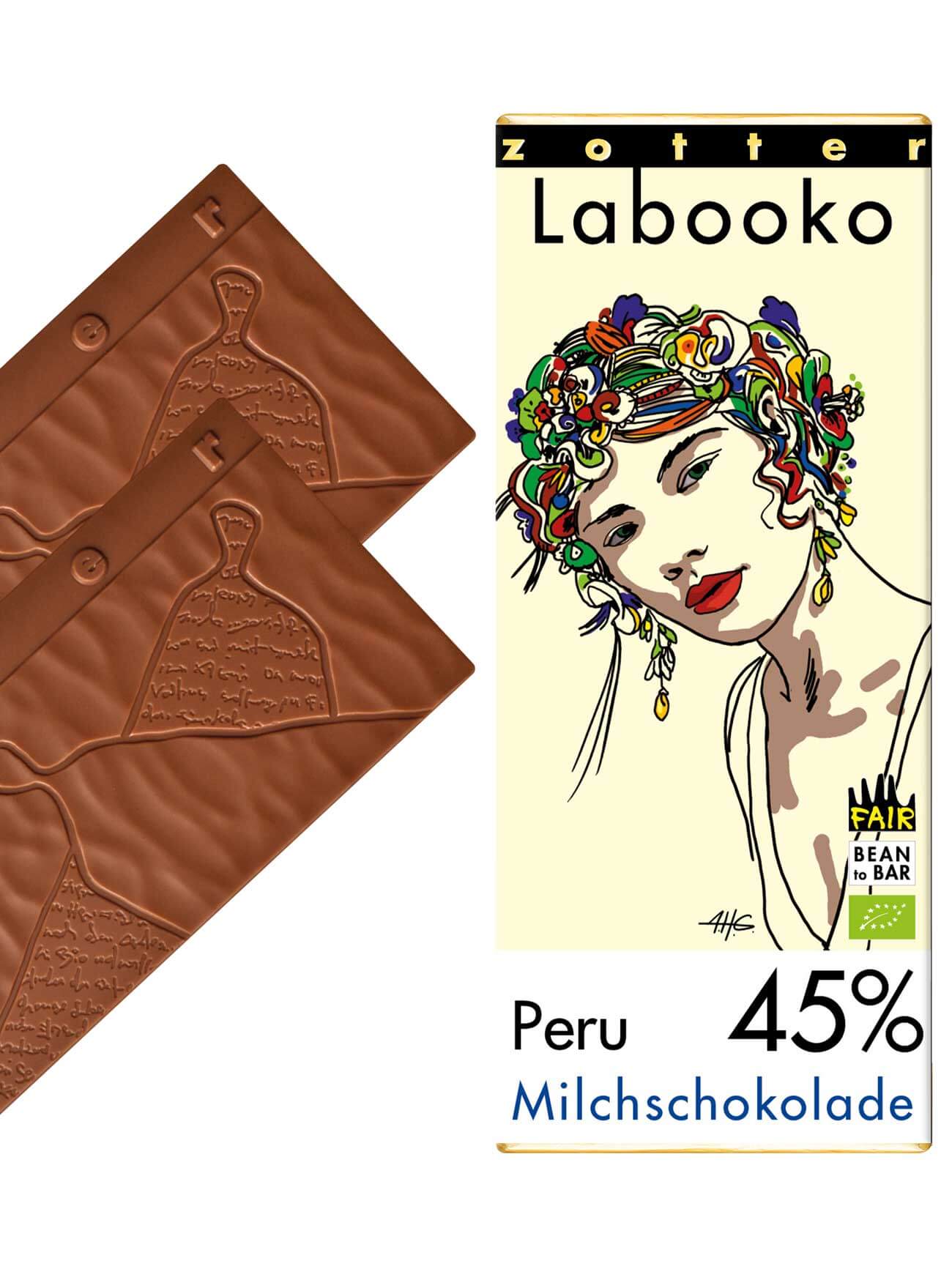 Zotter Labooko 45% Peru Zotter Labooko 45% Peru