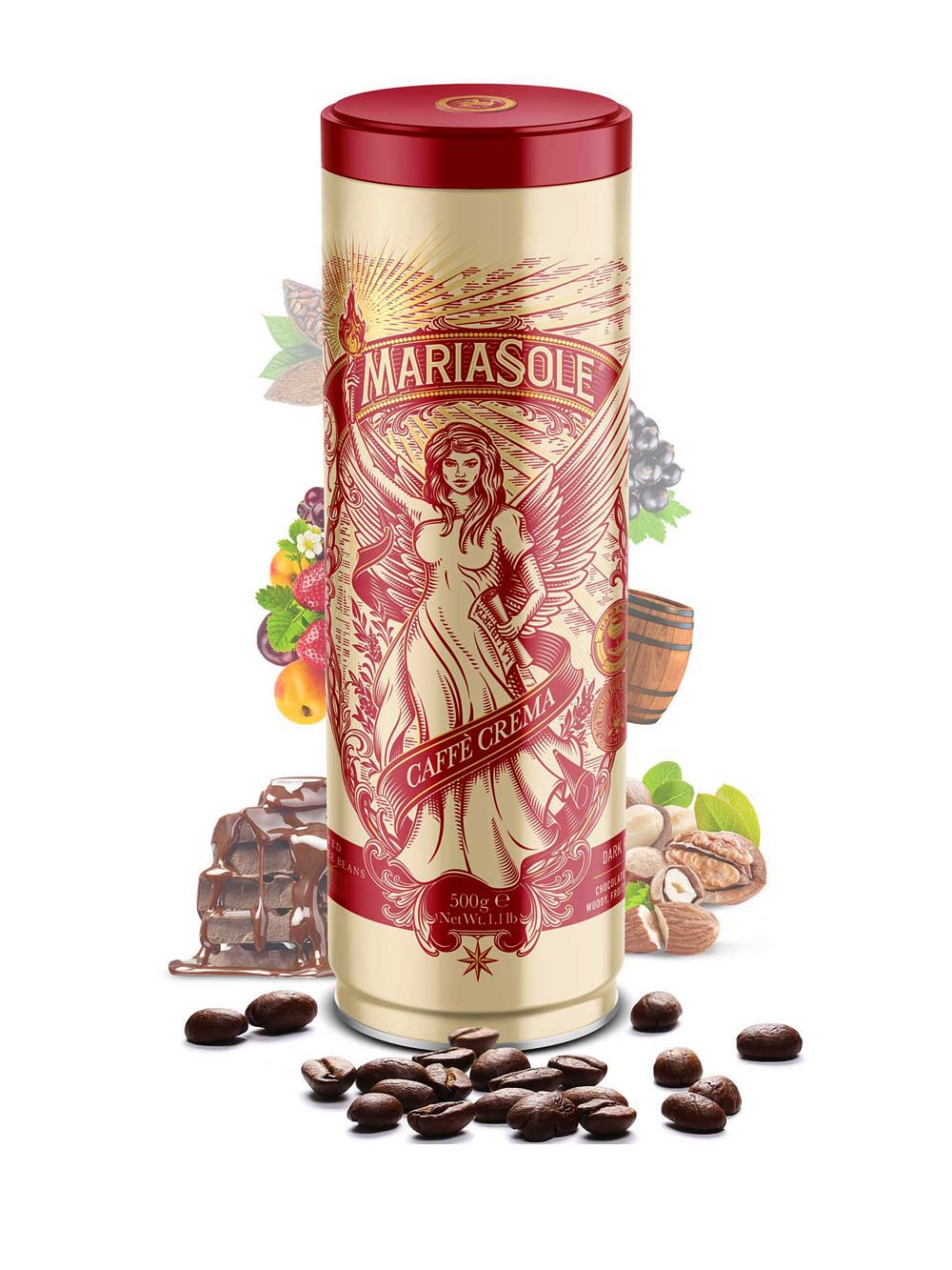 MariaSole - Kaffee Crema - Bohne 500g MariaSole - Kaffee Crema - Bohne 500g