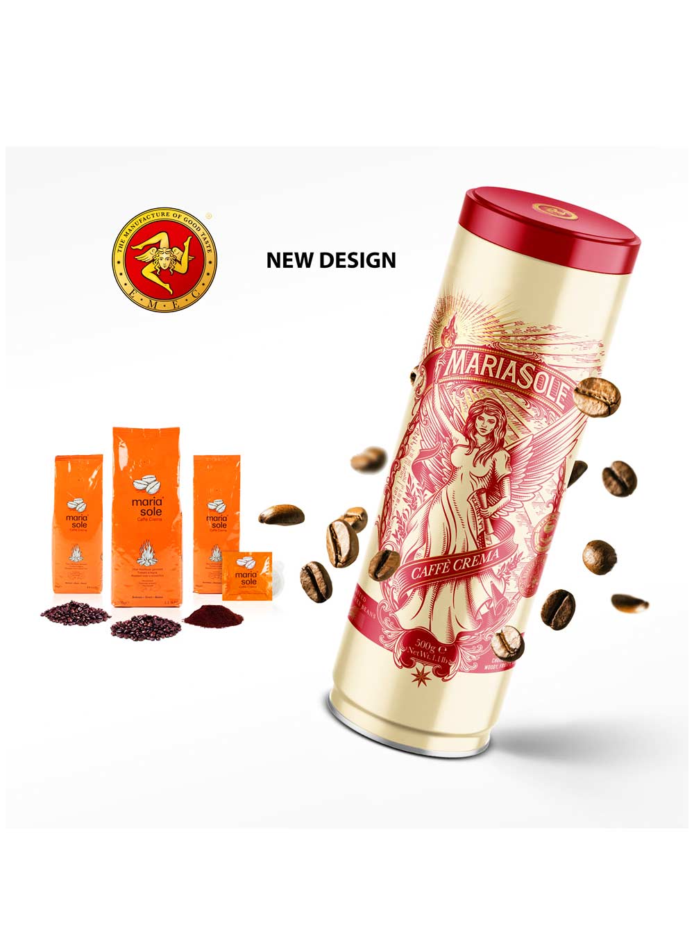 MariaSole - Kaffee Crema - Bohne 500g MariaSole - Kaffee Crema - Bohne 500g