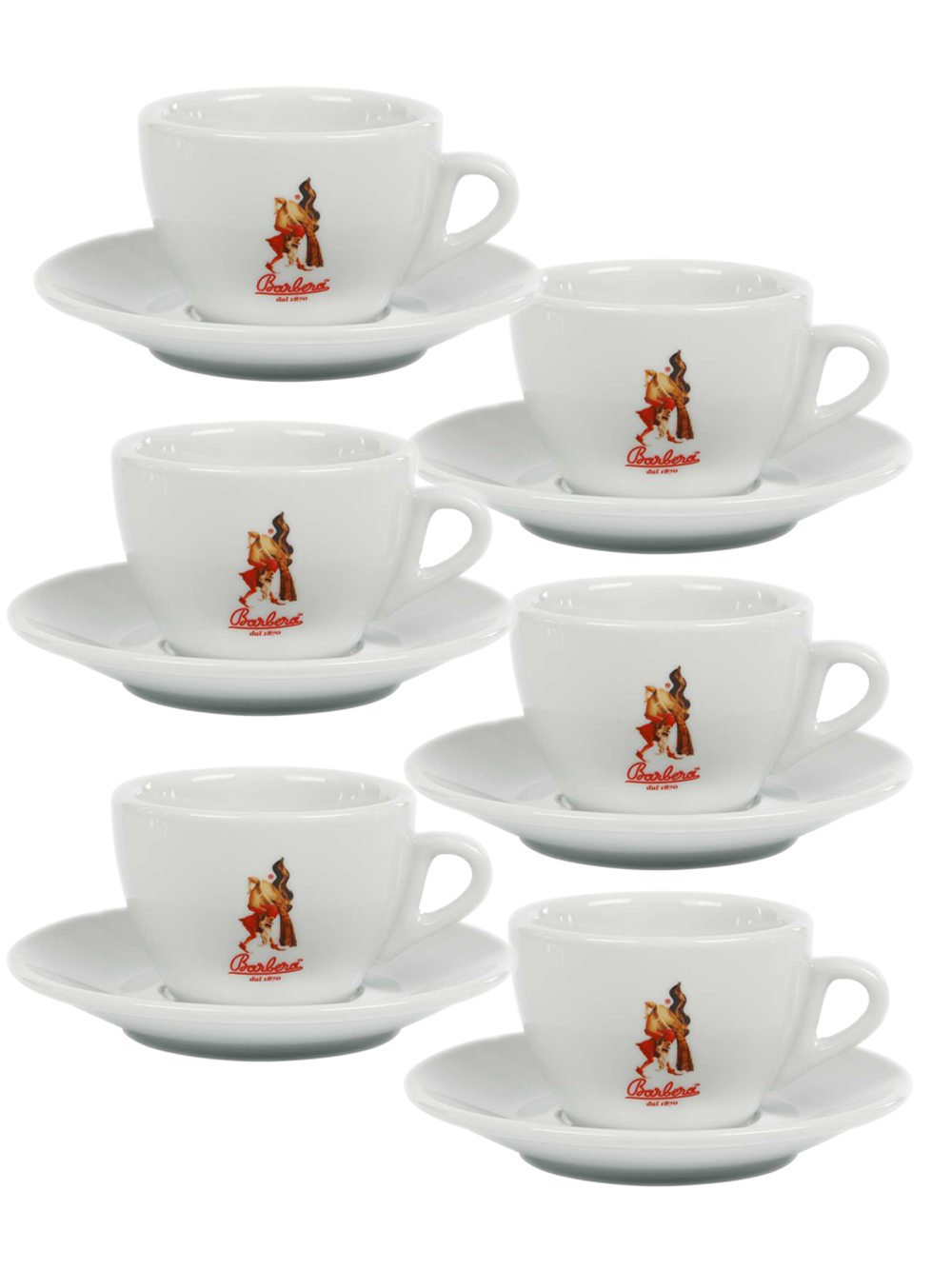 Barbera Cappuccino-Tasse "Barbera Plus" 6 Stk. Barbera Cappuccino-Tasse "Barbera Plus" 6 Stk.