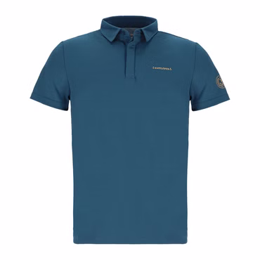 Wattlöper Herren Funktions-Poloshirt Unifarben - Kurzarm-Shirt Funktionspolo, Farbe: 3800-petrol