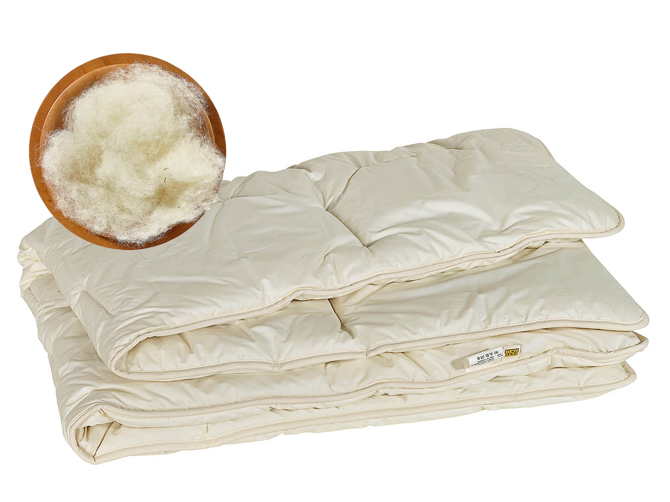 Kinder-Steppbett 100x135 cm mit 600g Wolle