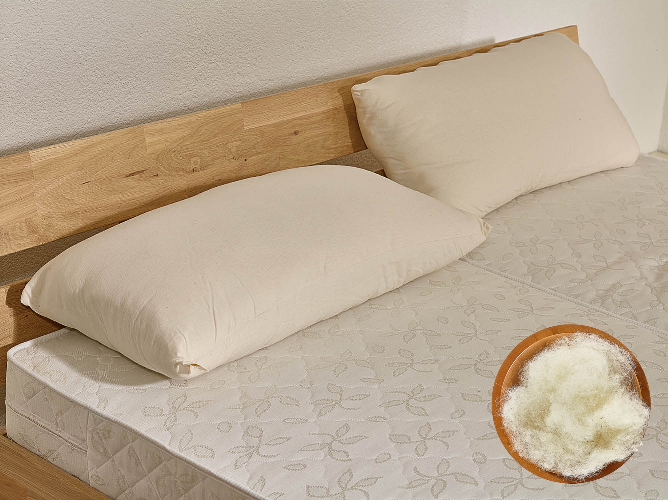 Woll-Kissen 40x80 cm