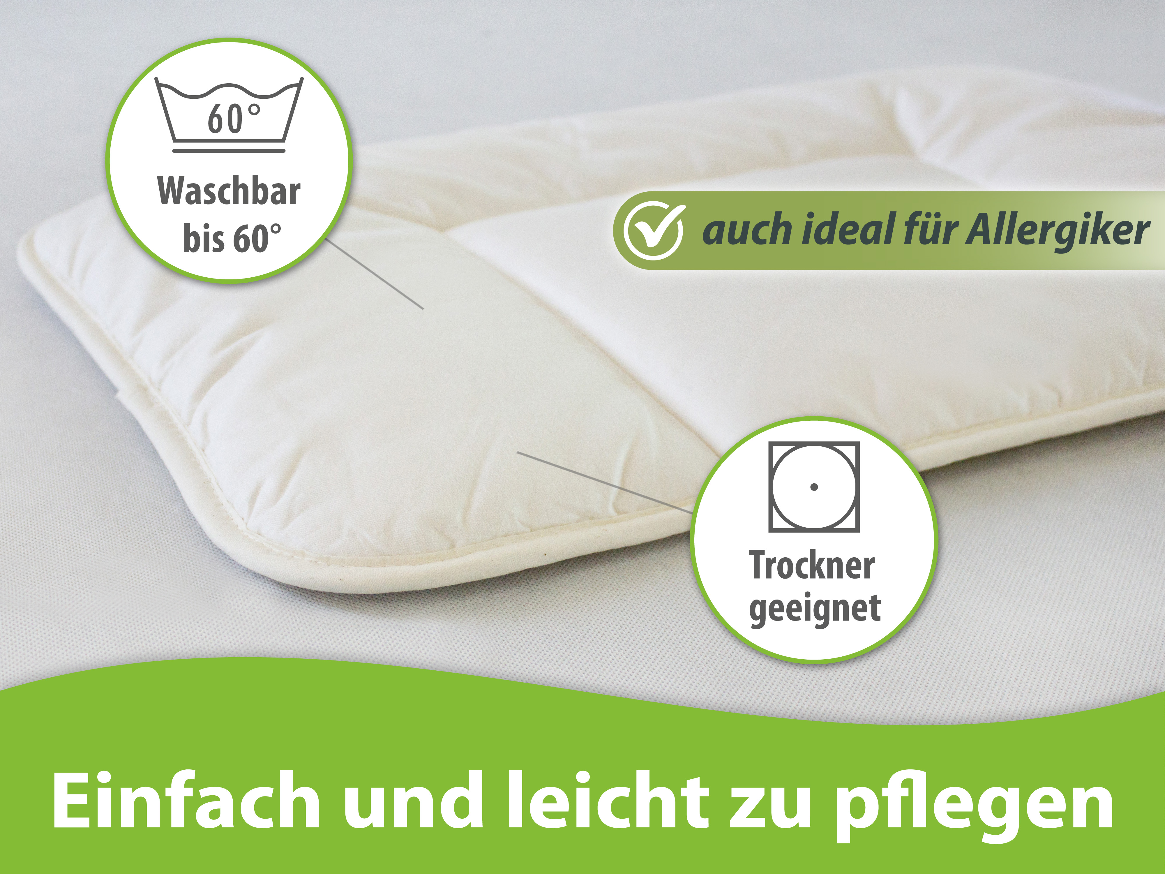 Babyflachkissen 40x60 Bio Baumwolle KBA Kinder Kopfkissen Nancy Bettwaren