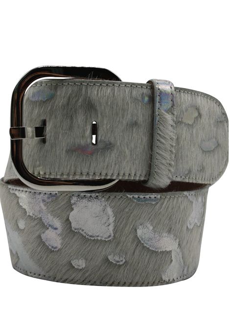 Kuhfell Gürtel | CRAZY COW 01 - Ausgefallener Designgürtel mit fantasievoller Kuhfell-Optik