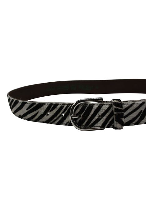 Zebra Gürtel | GOING WILD 01 - Animalprint-Gürtel mit Zebra-Muster
