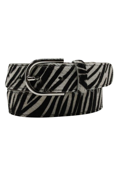 Zebra Gürtel | GOING WILD 01 - Animalprint-Gürtel mit Zebra-Muster