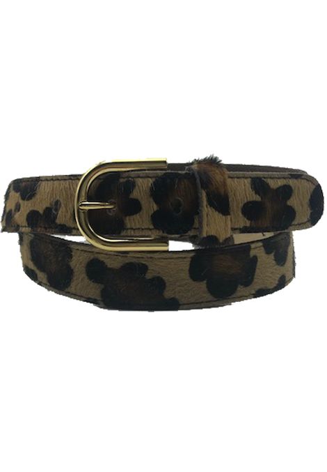 Leoparden Gürtel Damen | GOING WILD 02 - Klassischer Animalprint-Gürtel mit Leoparden-Muster