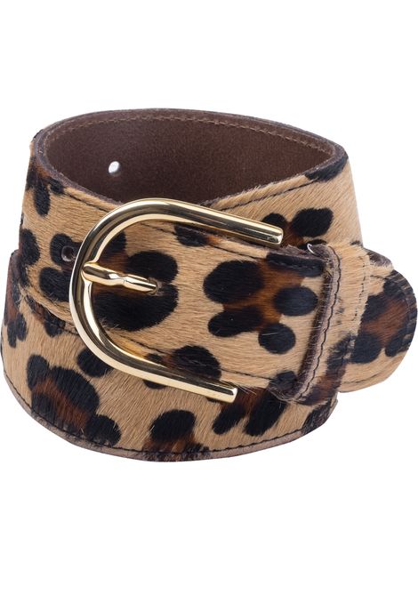 Leoparden Gürtel Damen | GOING WILD 02 - Animalprint-Gürtel mit Leoparden-Muster