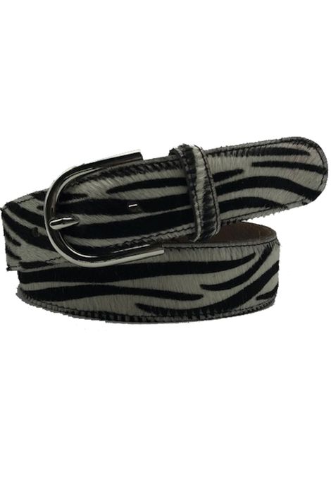 Zebra Gürtel | GOING WILD 01 - Animalprint-Gürtel mit Zebra-Muster