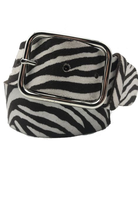 Zebra Gürtel | ZEBRA - Animalprint-Gürtel mit Zebra-Muster