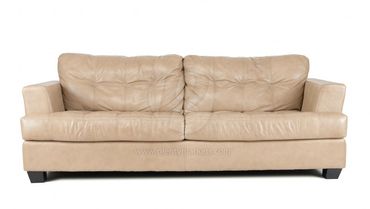 Leather couch »San Jose« brown