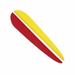 man-kung-enterprise-co-ltd-federn-3er-set-2-gelbe-plus-1-rote-kunststoff-f.jpg Federn 3er Set (2 gelbe + 1 rote) Kunststoff f. Pfeil Nr. 33054 Vorderseite