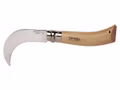 Opinel Gärtnermesser  rostfrei  Buchenholz-Griff  12 cm Vorderseite