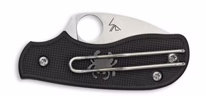 Spyderco Squeak – Taschenmesser  N690  G10-Griff Vorderseite