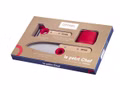 Opinel Le petit Chef  Küchenmesser-Set  3-teilig  Kochmesser  Fingerschutz Vorderseite