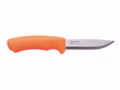 morakniv-bushcraft-guertelmesser-sandvik-stahl-rostfrei-orangefarbener.jpg Morakniv Bushcraft Gürtelmesser Sandvik-Stahl rostfrei orangefarbener Kunststoffgriff Kunststoffscheide Vorderseite