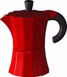 gnali-und-zani-morosina-espressokocher-6-tassen-rot.jpg gnali & zani Morosina Espressokocher 6 Tassen Rot Vorderseite