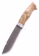 brusletto-messer-villjenta-feststehend.jpg Brusletto Messer Villjenta feststehend – 440C Stahl Maserbirke-Griff Vorderseite