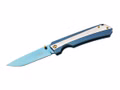 Herbertz Einhandmesser  Stahl AISI 420  titancoated  Pins  Liner Lock  Edelstahlheft  partiell titanbeschichtet  Clip Vorderseite