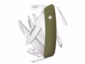 swiza-schweizer-messer-d10-stahl-440-klingensperre-olivgruen-13-funktionen.jpg SWIZA Schweizer Messer D10 Stahl 440 Klingensperre olivgrün 13 Funktionen Vorderseite