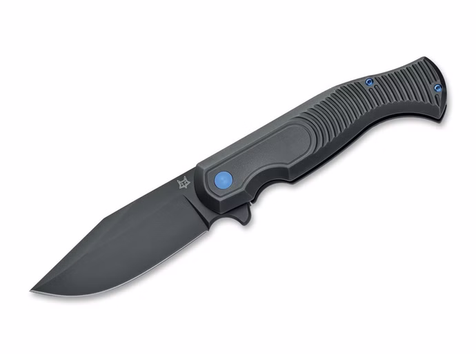 fox-knives-eastwood-tiger-titan.jpg Fox Knives Eastwood Tiger Titan – CPM-S-90V Titan-Griff Schwarz Vorderseite