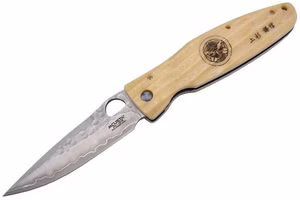 mcusta-mc185g-gunshin-spg2-stahl-micarta.jpg Mcusta MC185G Gunshin SPG2-Stahl Micarta Vorderseite