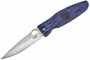 mcusta-mc-186g-spg2-stahl-pakkaholz-blau.jpg Mcusta MC-186G SPG2-Stahl Pakkaholz blau Vorderseite