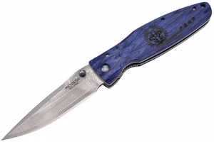 mcusta-mc-186d-damaststahl-pakkaholz-blau.jpg Mcusta MC-186D Damaststahl Pakkaholz blau Vorderseite