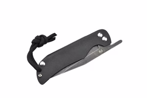 Fred Perrin FPPBB  Bowie klappbar  Kydex schwarz Vorderseite
