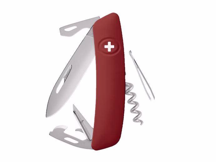 swiza-schweizer-messer-d03-red-helvetix-rote-anti-rutsch-griffschalen-11.jpg SWIZA Schweizer Messer D03 Red Helvetix rote Anti-Rutsch-Griffschalen 11 Funktionen Vorderseite
