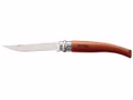 Opinel Slim-Line  Größe 10  rostfrei  Padouk-Holz Vorderseite
