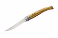 Opinel Slim-Line  Größe 10  rostfrei  Olivenholz Vorderseite