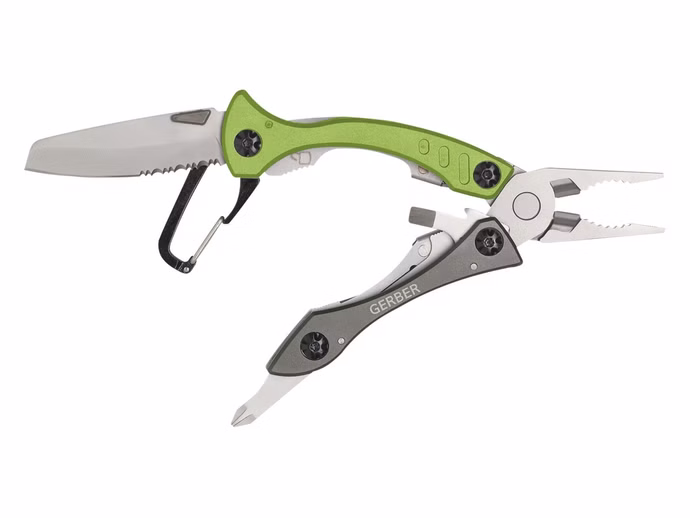 gerber-crucial-multi-tool-gruen-31-000238.jpg Gerber Crucial Multi-Tool Grün 31-000238 – Edelstahl-Griff Vorderseite