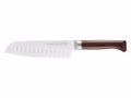 Opinel Les Forgés 1890 Santoku mit Kullenschliff  17 cm 002287 – Buchenholz-Griff Vorderseite