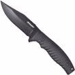 haller-outdoormesser-schwarz.jpg Haller Outdoormesser Schwarz Vorderseite