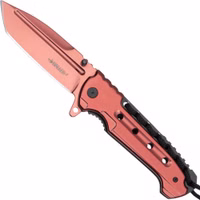 haller-taschenmesser-rot.jpg Haller Taschenmesser Rot – Stahl-Griff Vorderseite