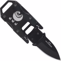E.D.C.Neck Knife – Stahl-Griff Vorderseite