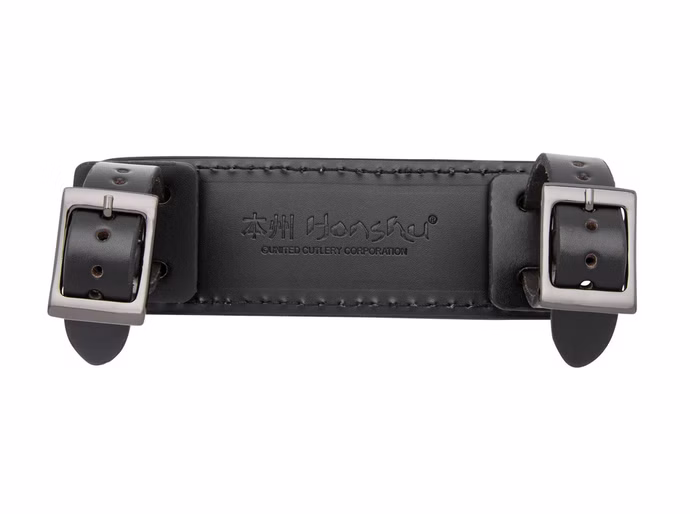 united-cutlery-honshu-leather-frog-black.jpg United Cutlery Honshu Leather Frog Black – Schwarz Vorderseite