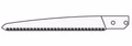 Ersatz-Sägeblatt Felco 621/3 Vorderseite