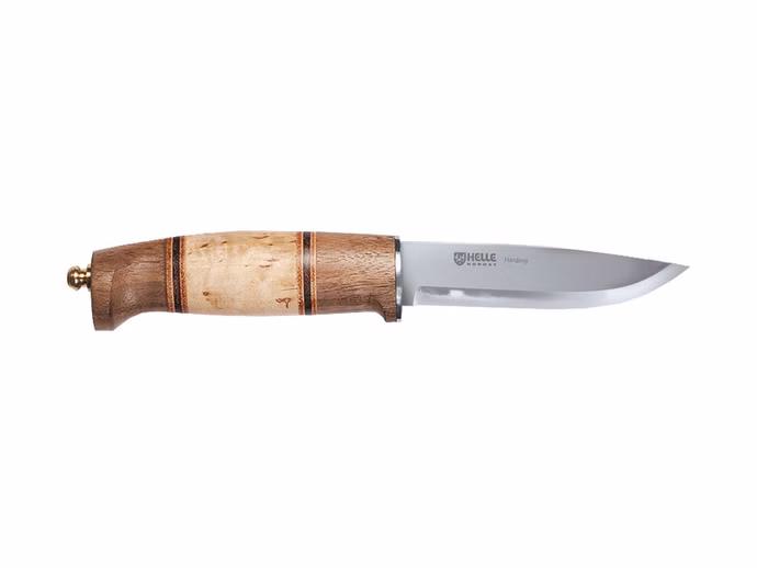 helle-harding-h3ls-feststehendes-messer.jpg Helle Harding H3LS – Feststehendes Messer H3LS Birkenholz-Griff Vorderseite
